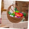 ABOOFAN Hanging for Plants Small Wicker Wall Decor Plant Storage view 2