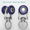 Aluminum Ceiling Curtain Track, Heavy Duty Curtain Track System, Curtain Track Rail Fixings, Built-in Room Divider Sliding Rail, Ceiling Track Set for Curtains, Can Be Used for Windows, Bedrooms (Col view 3