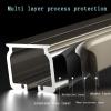 Aluminum Ceiling Curtain Track, Heavy Duty Curtain Track System, Curtain Track Rail Fixings, Built-in Room Divider Sliding Rail, Ceiling Track Set for Curtains, Can Be Used for Windows, Bedrooms (Col view 4