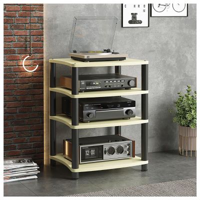 Amplifier Cabinet Racks HiFi AV Equipment Home Theater Equipment Cabinets Multi-Tier Audio Racks CD Racks Multi-Tier Audio Racks for Living Rooms, Game Rooms and Recording Studios (Color : D-4)
