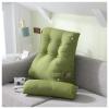 AKYLDI Bed Chairs for Sitting up in Bed for Adults, Backrest Pillow Removable Neck Pillow/Washable Cover, Study Pillow for Sitting up in Bed for Reading Gaming,Green view 1