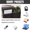 3/4/5 Pcs/Set Recliner Headrest Protector Sofa Armrest Cover, 1/2/3 Seater Sofa Headrest Slipcovers with Pocket Nonslip Armchair Cover Quilted Furniture Protector for Recliner Leather Sofa Couch ( Col view 4