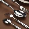 Silverware Set 70 PCS, Flatware Set for 14,18/8 Food-Grade Stainless Steel include Dinner Forks Spoons Teaspoons Knives Home Kitchen Essentials view 2