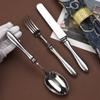 Silverware Set 70 PCS, Flatware Set for 14,18/8 Food-Grade Stainless Steel include Dinner Forks Spoons Teaspoons Knives Home Kitchen Essentials view 3