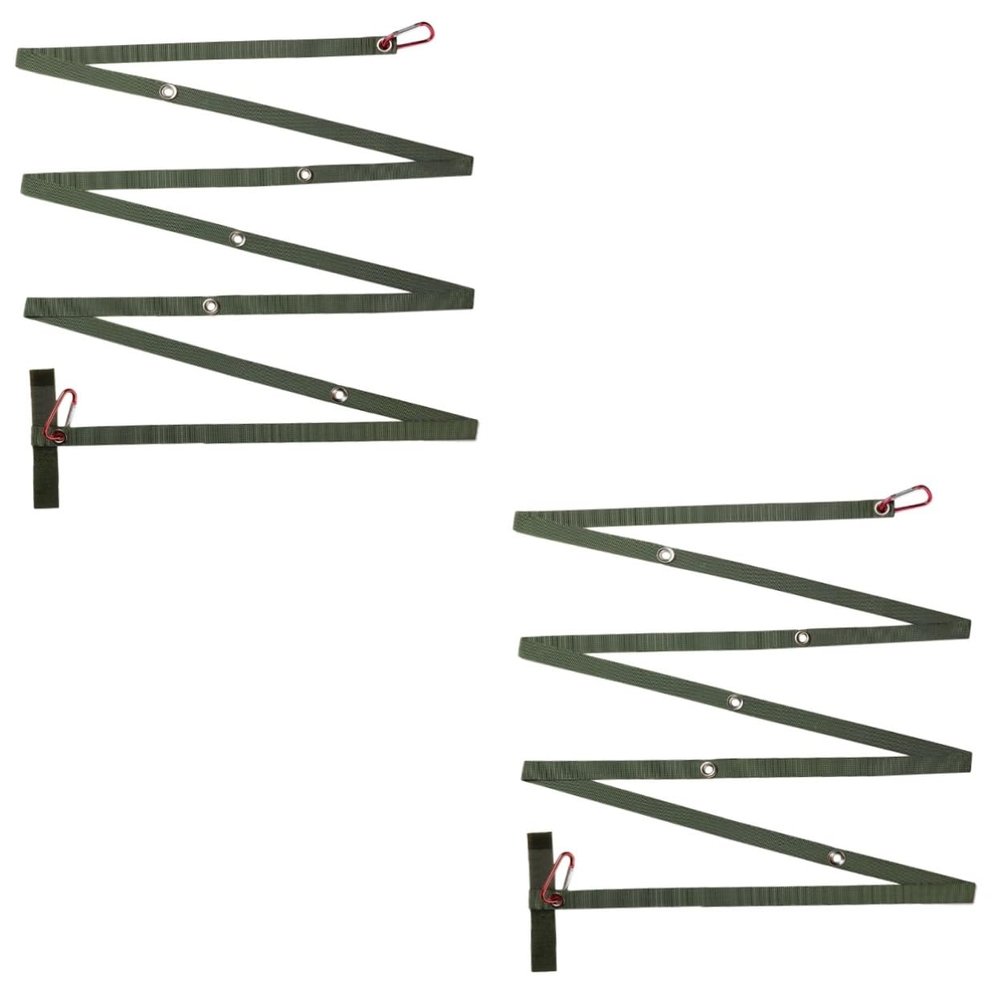 ABOOFAN 2sets Thick Camping Clothesline Rope Portable Drying Line Weatherproof Outdoor Tent Rope Professional Hiking Lanyard