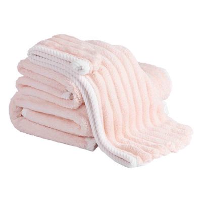 JUSHZ Bath Towels Large Set Bath Sheets Towels for Adults Bath Towel for Bathroom Multi Coloured Soft Pure Cotton Quick Drying Adult Hemming Lanyard (150x80cm,Pink)