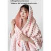 JUSHZ Bath Towels Large Set Bath Sheets Towels for Adults Bath Towel for Bathroom Multi Coloured Soft Pure Cotton Quick Drying Adult Hemming Lanyard (150x80cm,Pink) view 4