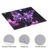 Cute Purple Butterfly Print Dish Drying Mat for Kitchen Counter Super Absorbent Microfiber Drainer Mats Large Size Dish Drying Pad Quick Drying Dish Rack Pad 18"x 16" view 4