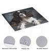 Microfiber Dish Drying Mat for Kitchen Counter, Absorbent Dish Drying Pads, Non-slip Kitchen Draining Mat, Large Spaniel On The Sofa Dishes Drainer Mats, 18"x16" Dish Drainer Pad view 3