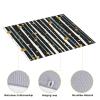 Ink and Gold Dot Stripes Print Dish Drying Mat for Kitchen Counter Super Absorbent Microfiber Drainer Mats Large Size Dish Drying Pad Quick Drying Dish Rack Pad 18"x 16" view 4