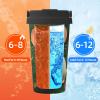 BTCOWZRV Cute mouses Travel Coffee Mug Spill Proof Spill Proof Coffee Mug with Lid Insulated Coffee Tumbler Portable Thermal Mug Leak Proof Reusable Travel Coffee Cup for Hot and Cold view 4