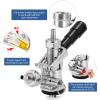 European Sankey S System Keg Coupler, Beer Keg Tap Coupler, Kegerator Parts with Stainless Steel Probe Brass Body, 5/16'' Gas Barb 1/4'' Beer Barb, Draft Beer Tap Dispenser for Homebrew view 3