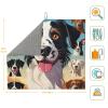 the dog breed Print Dish Drying Mat for Kitchen Counter Super Absorbent Microfiber Drainer Mats Large Size Dish Drying Pad Quick Drying Dish Rack Pad 18"x 16" view 3