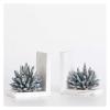 Book Ends Decorative Bookends Natural Polished White Marble Bookends Decorative Accessories Office Bookends view 3