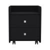 Night Stand Sturdy Night Stands Stable and Sturdy Modern nightstand Solid Wood nightstand Small Night Stand for Home, Bedroom Accessories,College Dorm. view 1