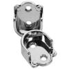 HOLIDYOYO 2pcs Flange Socket Bracket Closet Rod End Supports Curtain Flange Rod Holder view 1