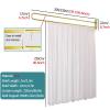 Commercial Spa Partition Privacy Curtain, Wall-Mounted Room Divider Curtain Kit Divider Screen for Protection Privacy, Fitting Room Beauty Salon Bedroom Use ( Color : 2.3m L Gold pole , Size : 1pcs Bl view 2