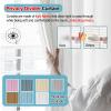 Commercial Spa Partition Privacy Curtain, Wall-Mounted Room Divider Curtain Kit Divider Screen for Protection Privacy, Fitting Room Beauty Salon Bedroom Use ( Color : 2.3m L Gold pole , Size : 1pcs Bl view 4