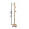 Coat Rack Freestanding Coat Stand Solid Wooden Coat Tree with 10 Round Hooks Easy to Assembly Coat Tree (Color : A, Size : 180 * 40cm) view 2