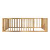 Montessori Floor Bed for Toddler | Pine Wood Natural Solid Frame Bed | Sturdy Design Floor Bed Frame for Boy and Girls (King, Height : 17 Inches) view 1