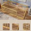 Montessori Floor Bed for Toddler | Pine Wood Natural Solid Frame Bed | Sturdy Design Floor Bed Frame for Boy and Girls (King, Height : 17 Inches) view 2