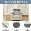 3/4/5 Pcs/Set Recliner Chair Sofa Covers for Large/Small ReclinerSofa Armrest Cover Washable Sofa Headrest Slipcovers with Pocket Nonslip Armchair Cover Quilted Furniture Protector for Recliner ( Colo view 2