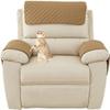 3/4/5 Pcs/Set Recliner Chair Sofa Covers for Large/Small ReclinerSofa Armrest Cover Washable Sofa Headrest Slipcovers with Pocket Nonslip Armchair Cover Quilted Furniture Protector for Recliner ( Colo view 1