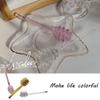 fodtahee 6'' Honey Stirring Stick, Glass Stick, Honey Spoon, Honeycomb Stick, Kitchen Baking Tools (Pink Color) view 4