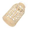 HOOTNEE Vases Decorative Rattan Woven Glass Vase for Bouquet Arrangement view 1
