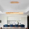 Fashionable Industrial Pendant Lighting V-intage, Kitchen Island Pendant Lighting, Led Wood Hanging Lamp with Built-in Spot Light Compatible with Kitchen/Living Room/Office/Cafe/Study - ,pendant view 1