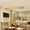 Fashionable Industrial Pendant Lighting V-intage, Kitchen Island Pendant Lighting, Led Wood Hanging Lamp with Built-in Spot Light Compatible with Kitchen/Living Room/Office/Cafe/Study - ,pendant view 3