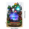 AMONG Tabletop Fountains Tabletop Fountain Resin Crafts Rockery Water Fountain Home Decoration Ornaments Office Desktop Decorations Indoor Waterfall Feature view 2