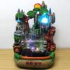 AMONG Tabletop Fountains Tabletop Fountain Resin Crafts Rockery Water Fountain Home Decoration Ornaments Office Desktop Decorations Indoor Waterfall Feature view 4