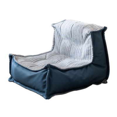 ESRADA Oversized Soft Floor Lounge Sofa, Caterpillar Sofa Back Cushion,Leisure Accent Single Couch with Backrest,Comfy Lazy Sofa for Living Room, Bedroom, Office, Apartment E