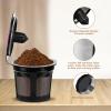Reusable K Cups for K-eurig, 8 Pack K Cup Reusable Coffee Pods, Universal Reusable K Cup for K-eurig 1.0 and 2.0, Refillable K Cup Coffe Pods BPA Free view 3