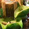 AMONG Tabletop Fountains Rockery Flowing Water Tabletop Circulating Water Landscape Fountain Living Room Office Decoration Tabletop Fountain Decoration Indoor Waterfall Feature (Size : Small) view 3