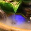 AMONG Tabletop Fountains Rockery Flowing Water Tabletop Circulating Water Landscape Fountain Living Room Office Decoration Tabletop Fountain Decoration Indoor Waterfall Feature (Size : Small) view 4