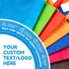 RACETOP Custom Non-woven Bags, Custom Large Reusable Heavy Duty Tote Bags with Handle, Add your Logo or Text, Available in 100 Packs and 4 Sizes view 4