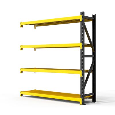 Garage Shelving Heavy Duty Industrial Storage Rack 2000LBS Total Capacity Adjustable 4 Tier Metal Steel Storage Shelving Unit for Home, Garage, Shop, Warehouse, Workshop, Basement ( Color : Extension