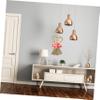 Cabilock DIY Heart-Shaped Straw Ring Wreath Decor 15cm Wall Hanging Craft Festive Home Dec view 3