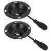 EXCEART 2pcs Office Chair Swivel Base Replacement Sturdy Control Plate for Enhanced Safety and Durability Compatible Various Office Chair Models view 1