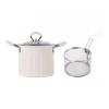 New Deep FryerSmall Household FryerTempura Deep FryerUniversal for Induction Cooker and Gas StoveDeep Fryer with Basket (Color : B) view 1