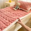 Soild Color Taffeta Mattress, Winter Warm Tatami Mat Breathable Washable Mattress Topper Student Dormitory Cotton Padded Mattress(B,120 * 200cm) view 1