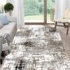2x4 Area Rugs for Living Room Imitation Cashmere Rug Indoor Medium Pile Large Rug with Big Size 2 by 4 Rugs for Bedroom Huge Farmhouse in Gray/Tan/White view 2