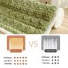 CHDGSJ Taffeta Plush Mattress, Folding Mattress Topper Breathable Mattress Pad Travel and Guest Mat Bed Pad for Home Camping(D,200 * 220cm) view 3