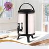 6L/8L/10L/12L Stainless Steel Hot Water Dispenser Kettle Boiler Warmer Coffee Urn With Cover And Spigot Milk Tea Bucket Insulated Barrel For Hot Water Or Beverage(Black) (Size : 8L) view 2