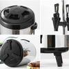 6L/8L/10L/12L Stainless Steel Hot Water Dispenser Kettle Boiler Warmer Coffee Urn With Cover And Spigot Milk Tea Bucket Insulated Barrel For Hot Water Or Beverage(Black) (Size : 8L) view 3