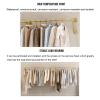 Wall Mounted Industrial Pipe Clothing Rack,clothing Store Space Saver Hanging Clothes Rack, Heavy Duty Iron Pipe Garment Rail, Multi-purpose Clothing Hanging Rod for Laundry Room and Closet Storage view 2