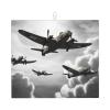 World War Print Dish Drying Mat for Kitchen Counter Super Absorbent Microfiber Drainer Mats Large Size Dish Drying Pad Quick Drying Dish Rack Pad 18"x 16" view 1