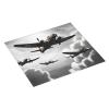 World War Print Dish Drying Mat for Kitchen Counter Super Absorbent Microfiber Drainer Mats Large Size Dish Drying Pad Quick Drying Dish Rack Pad 18"x 16" view 2